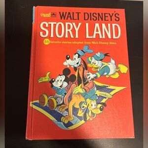Vintage 1962 Walt Disney's Story Land Children's Book